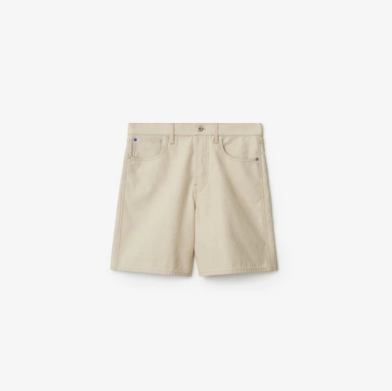 EKD Denim Shorts in Rubble - Men, Cotton | Burberry® Official