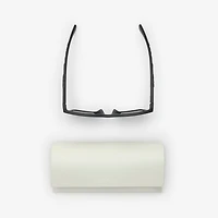 Textured Check Square Sunglasses in