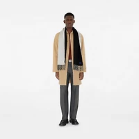 Reversible Cashmere Scarf in Black/mitten | Burberry® Official