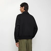 Gabardine Harrington Jacket in Black - Men | Burberry® Official