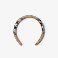 Check Nylon Headband in Sand - Children | Burberry® Official