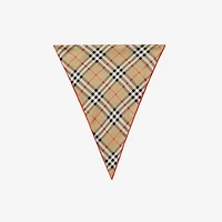Check Silk Scarf in Sand beige | Burberry® Official