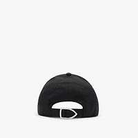Logo Gabardine Baseball Cap in Black - Men | Burberry® Official