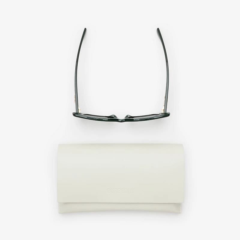 EKD Cat-eye Sunglasses in Dark green - Women | Burberry® Official