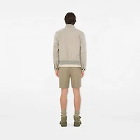 Cotton Chino Shorts in Skylark - Men | Burberry® Official
