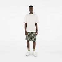 Leather Box Sneakers in White - Men | Burberry® Official