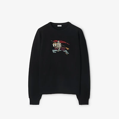 EKD​ Cotton Sweatshirt in Black - Men | Burberry® Official