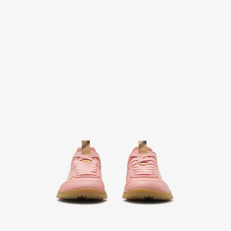 Leather Matrix Sneakers in Ditsy - Women | Burberry® Official