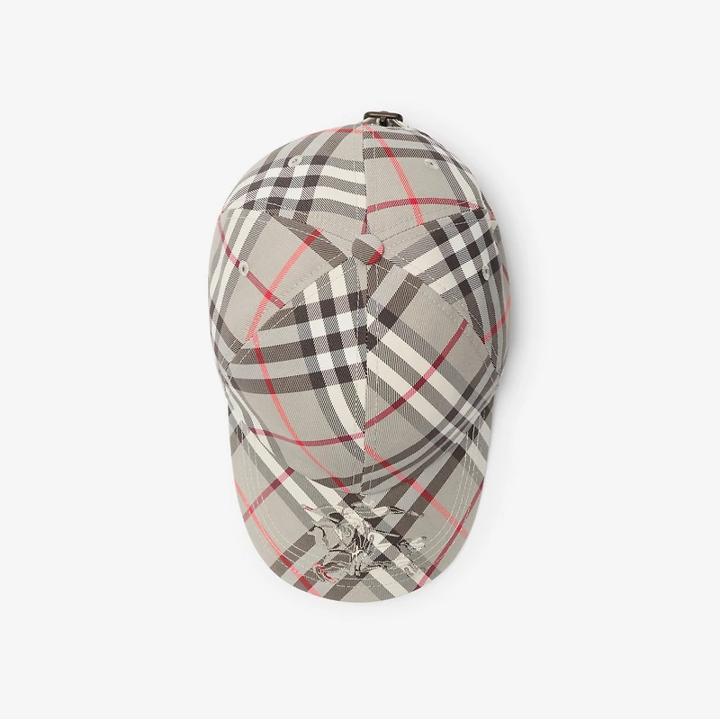 Check EKD Baseball Cap in Mauve grey - Men | Burberry® Official