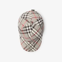 Check EKD Baseball Cap in Mauve grey - Men | Burberry® Official