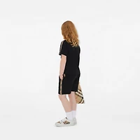 Check Trim Cotton Shorts in | Burberry® Official