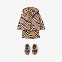 Check Cotton Shorts in Sand | Burberry® Official