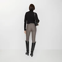 Herringbone Stretch Cotton Jodhpurs in Walnut brown/taupe beige - Women | Burberry® Official