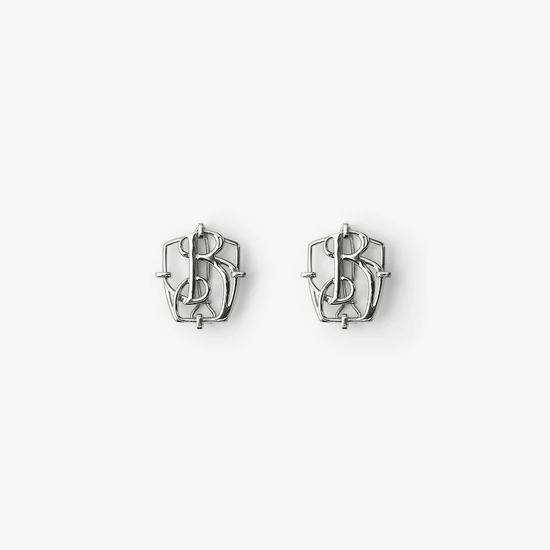 B Charm Hair Clips in Palladio | Burberry® Official