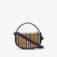 Highlands Crossbody Bag in Sand - Women, Cotton, Linen | Burberry® Official