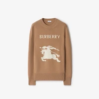 EKD Wool Cashmere Sweater in Camel - Women | Burberry® Official