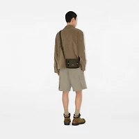 Clifton Crossbody Bag​ in Shale green - Men, Nylon | Burberry® Official