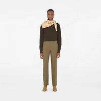 B Charm Silk Scarf in Teacup | Burberry® Official