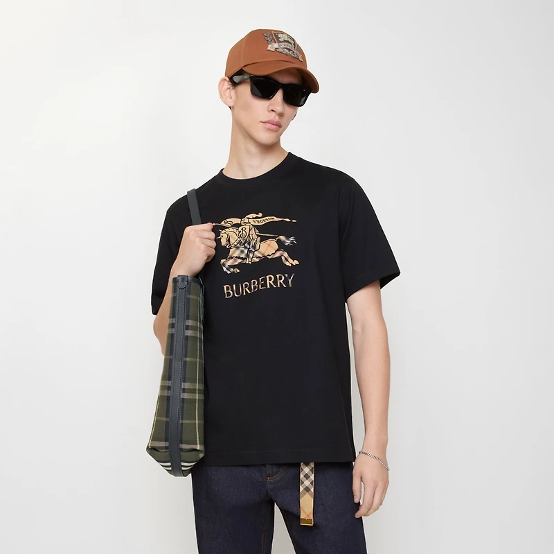 EKD Ombré Cotton T-shirt in Black - Men | Burberry® Official