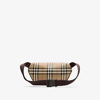 Check Belt Bag in Archive beige - Men, Cotton | Burberry® Official
