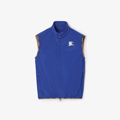 Nylon Gilet in Knight blue - Men | Burberry® Official