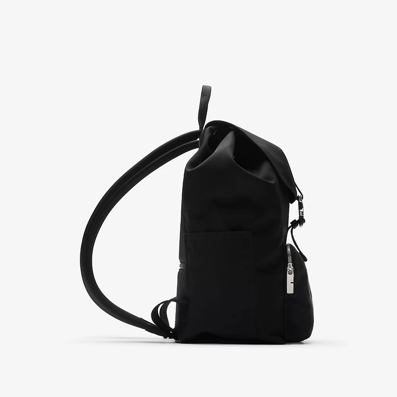 Orkney Flap Backpack in Black - Men, Nylon, Technical | Burberry® Official