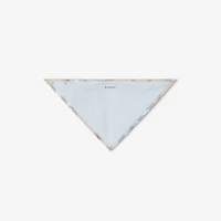Stretch Cotton Three-piece Baby Gift Set in Bright sky blue - Children | Burberry® Official