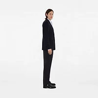 Wool Tailored Jacket in Dark navy - Men | Burberry® Official