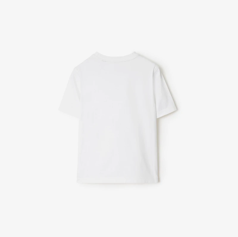 London Guard Cotton T-shirt in White | Burberry® Official