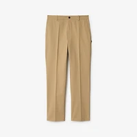 Cotton Chinos in Flax beige - Men | Burberry® Official