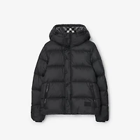 Hooded Puffer Jacket in Black - Men | Burberry® Official