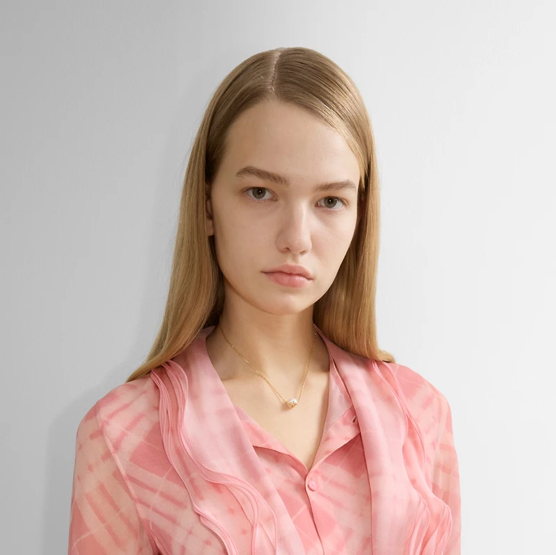 EKD Sphere Pearl Solitaire Necklace in Gold/pearl - Women | Burberry® Official