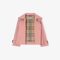Stretch Nylon Trench Jacket in Sweetpea pink | Burberry® Official