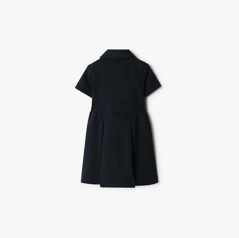 Cotton Trench Dress in Navy | Burberry® Official
