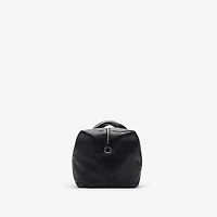 Embossed Check Duffle Bag in Black - Men | Burberry® Official