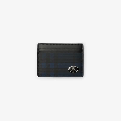 Check Card Case​ in Navy - Men | Burberry® Official