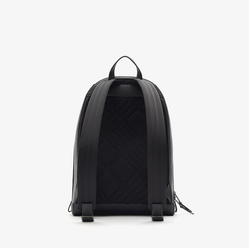 City Check Zip Backpack in Iron grey - Men, Technical, Cotton | Burberry® Official