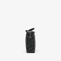 Grid Briefcase in Charcoal grey - Men | Burberry® Official