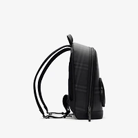 City Check Zip Backpack in Iron grey - Men, Technical, Cotton | Burberry® Official