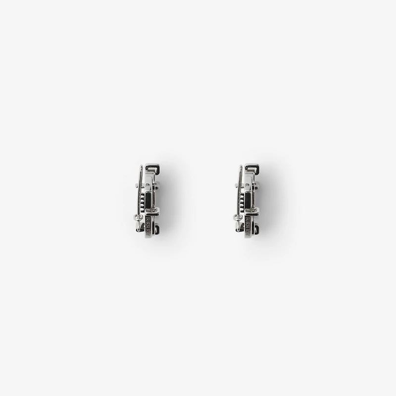 B Charm Hair Clips in Palladio | Burberry® Official