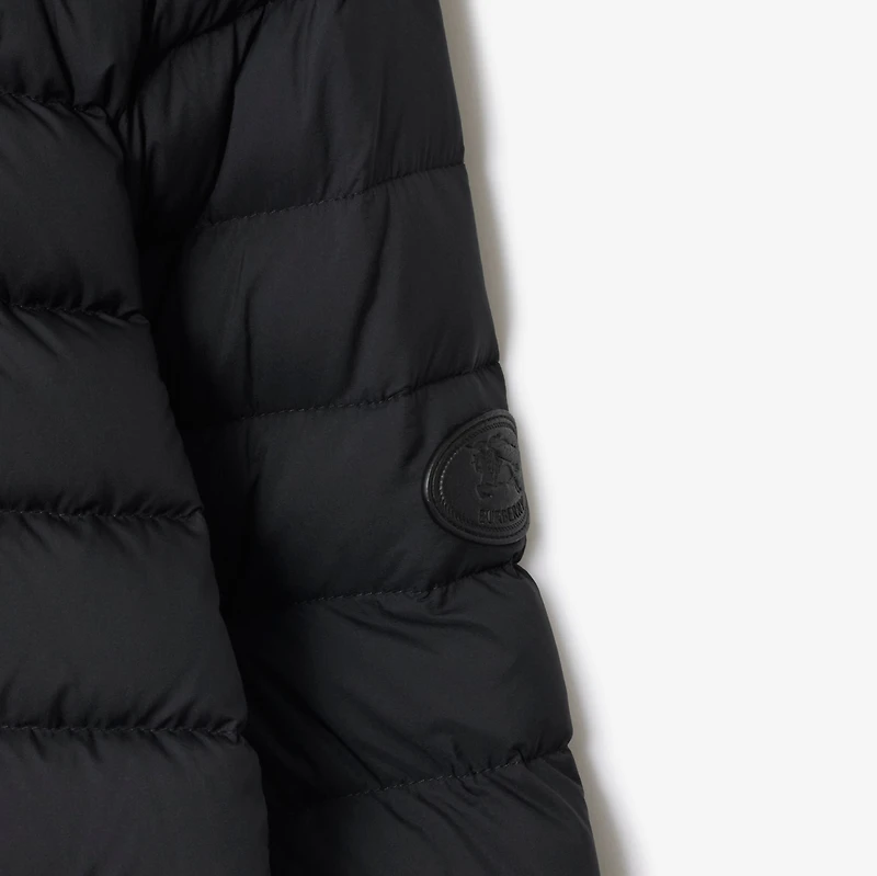 Nylon Puffer Jacket in Black - Men | Burberry® Official