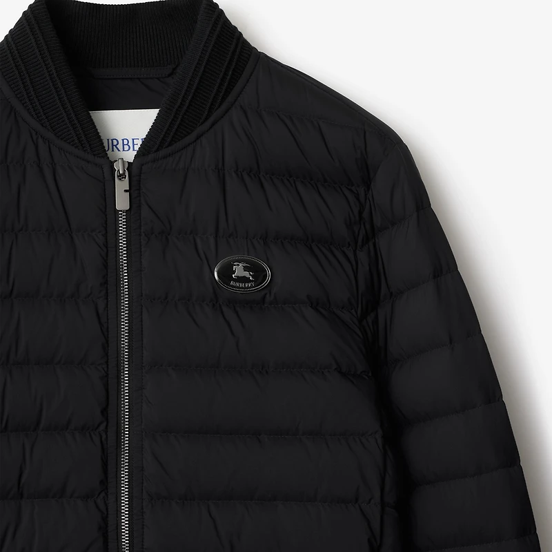 Nylon Puffer Jacket in Black - Men | Burberry® Official