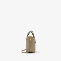 Mini Reversible Bloomsbury Tote​ in Mushroom beige/mallow pink - Women, Leather | Burberry® Official
