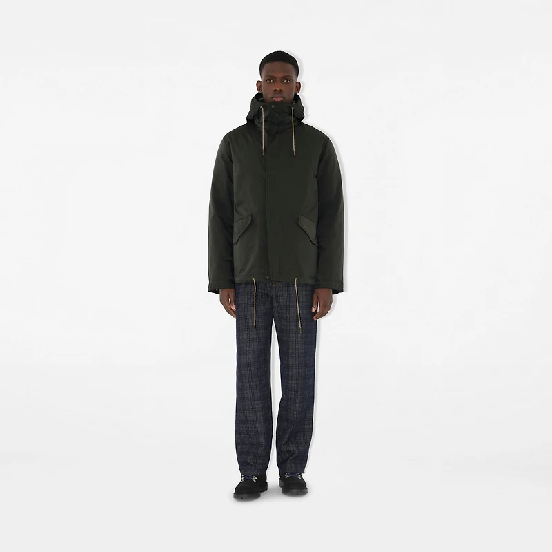 Nylon Blend Parka in Shale green - Men | Burberry® Official
