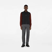 Nylon Puffer Gilet in Black - Men | Burberry® Official