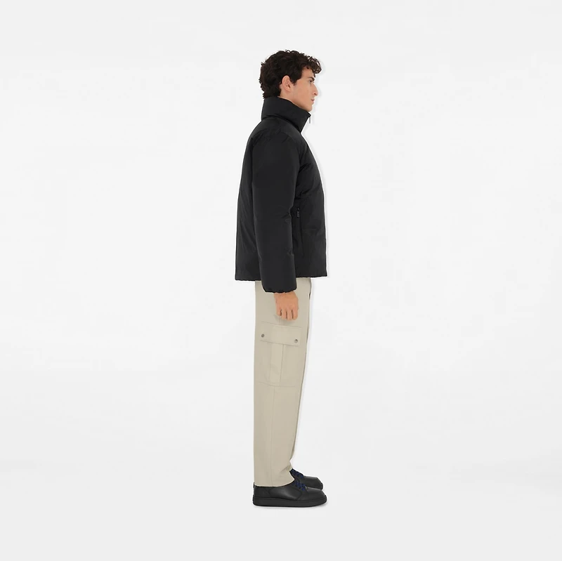 EKD Nylon Puffer Jacket in Charcoal - Men | Burberry® Official