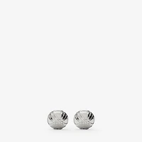 Engraved Check Cufflinks​ in Silver - Men | Burberry® Official