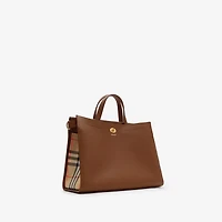 Cotswolds Check Tote in Hazel brown - Women