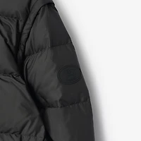 Detachable Sleeve Puffer Jacket in Black - Men | Burberry® Official