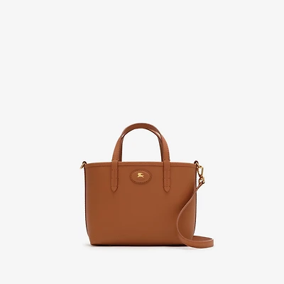 Mini Reversible Bloomsbury Tote in Warm russet - Women | Burberry® Official